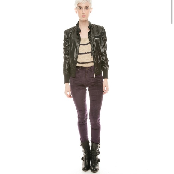 Free People brown velvet skinny high waisted pants - Picture 13 of 14